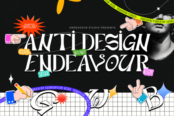 Anti Design: A Bold Display Font for Branding Projects