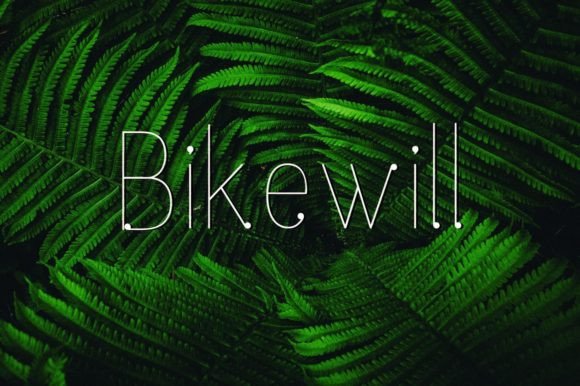 Bikewill: A Stylish Display Font for Campaign Creatives