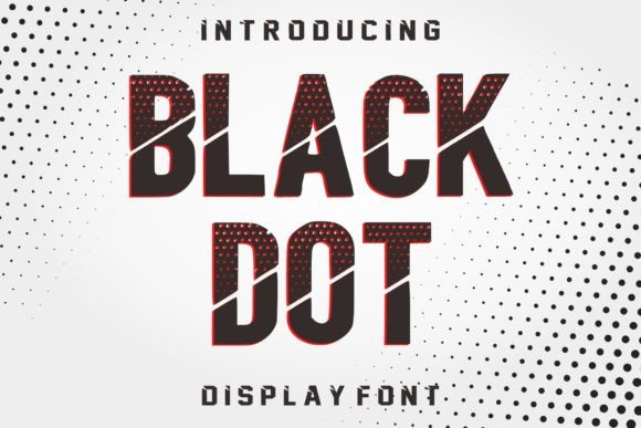 Black Dot: A Bold Display Font for Eye-Catching Campaigns