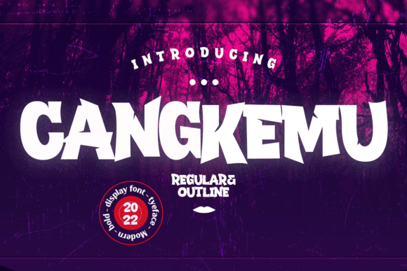 Boost Your Campaign with the Bold Cangkemu Typeface