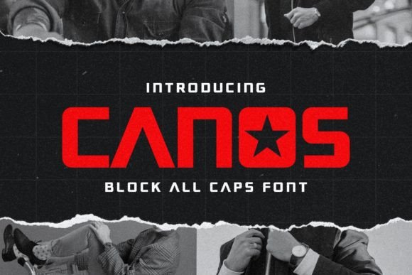 Canos: A Cool and Modern Display Font for Creative Projects