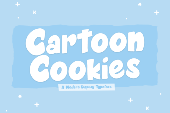 Cartoon Cookies Font for Editorial Design