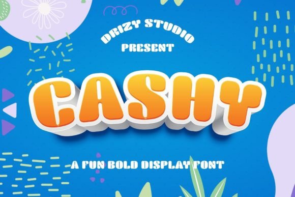 Cashy: A Playful Font for Bold Branding