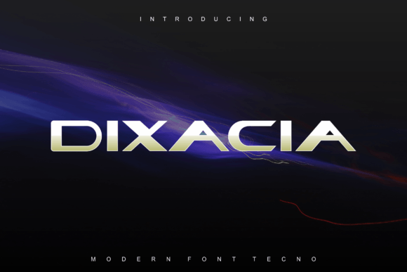 Dixacia: A Modern Font for Polished Branding
