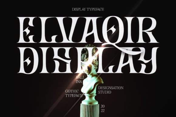 Elvaqir: A Gothic Display Font for Bold Branding