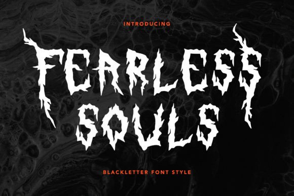 Fearless Souls Font for Halloween and Horror-Themed Designs