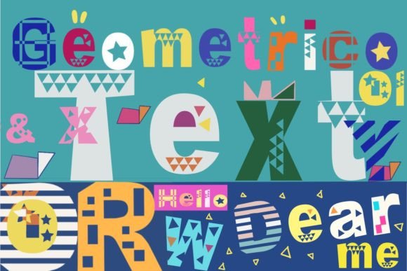 Geometricoo: A Playful Display Font for Modern Editorial Design