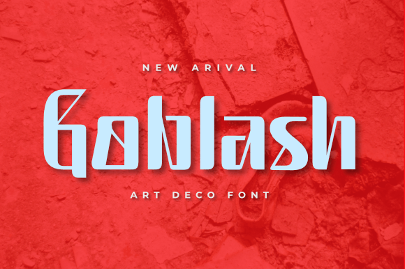 Goblash: A Bold Display Font for Editorial Design