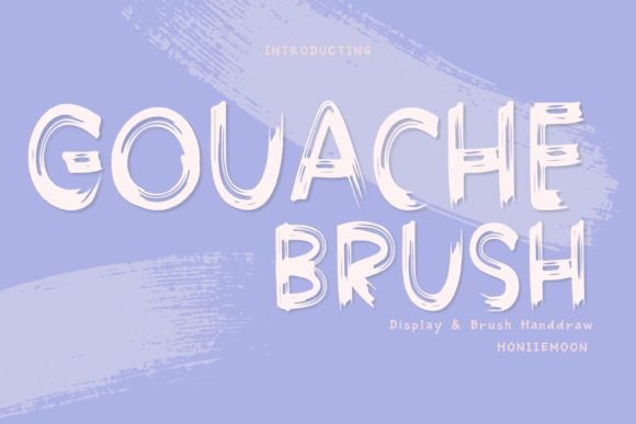 Gouache Brush Font for Creative Projects