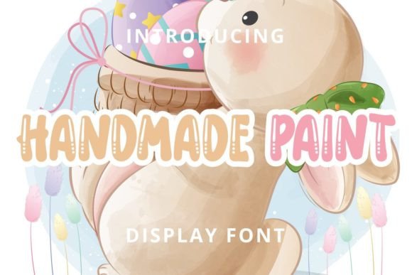 Handmade Paint: A Playful Display Font for Web Design
