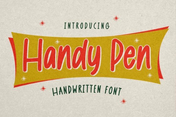 Handy Pen Font for Web Design