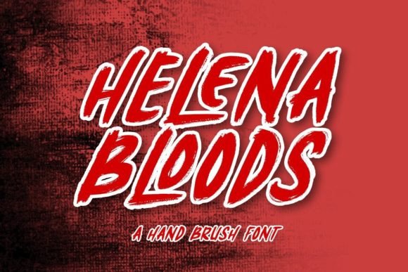 Helena Bloods Font Review for Spooky Branding