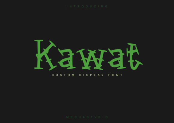 Kawat Font for Handmade Creations