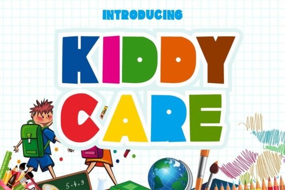 Kiddy Care Font for Editorial Design