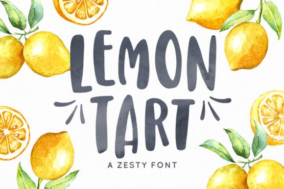 Lemon Tart: A Fresh Display Font for Editorial Projects