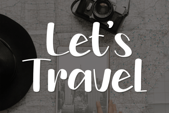 Let's Travel Display Font for Web Design