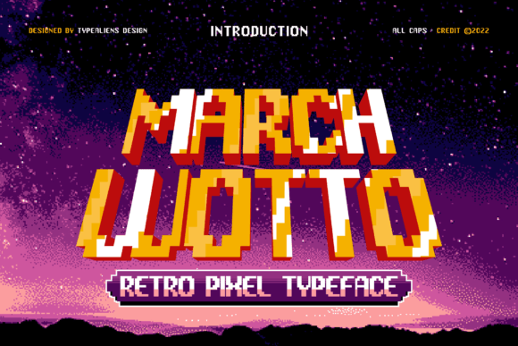 March Wotto: A Retro Font That Boosts Brand Identity
