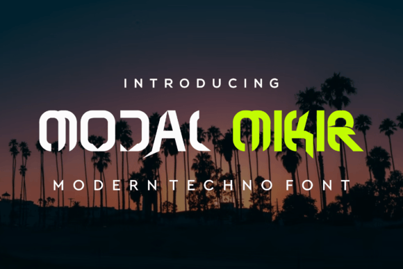 Modal Mikir: A Modern Display Font for Editorial Projects