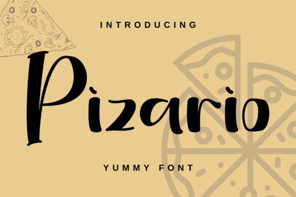 Pizario: A Playful Display Font for Bold Campaigns