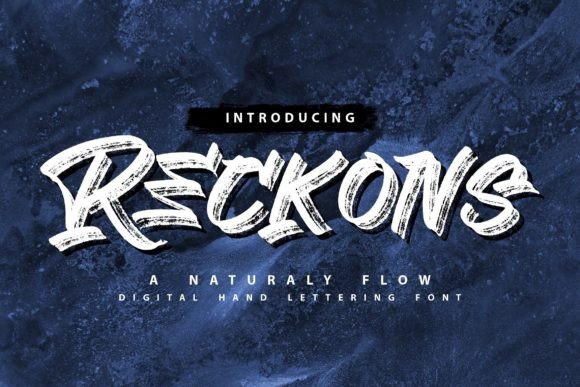 Reckons Font for Bold Campaign Designs