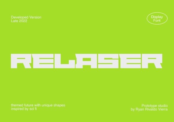Relaser: The Font That Elevates Your Campaign Headlines