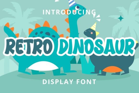 Retro Dinosaur Font for Eye-Catching Campaigns