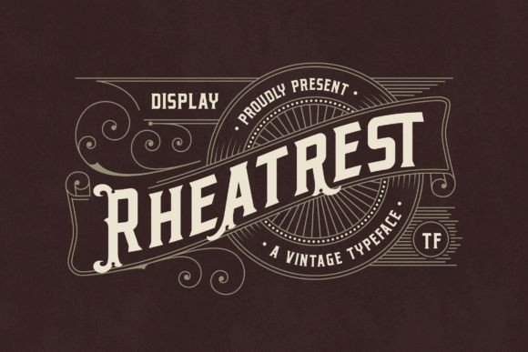 Rheatrest: A Vintage Serif Font for Digital Branding