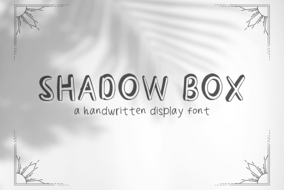 Shadow Box Font for Web Design Projects
