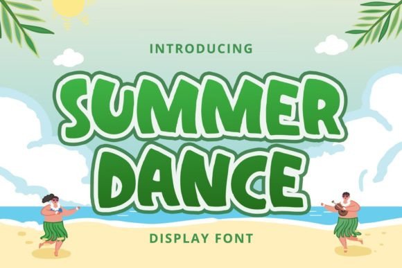 Summer Dance: A Playful Display Font for Web Design